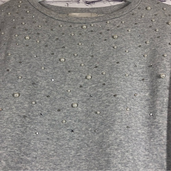 LOFT sweatshirt gray color - Picture 8 of 8